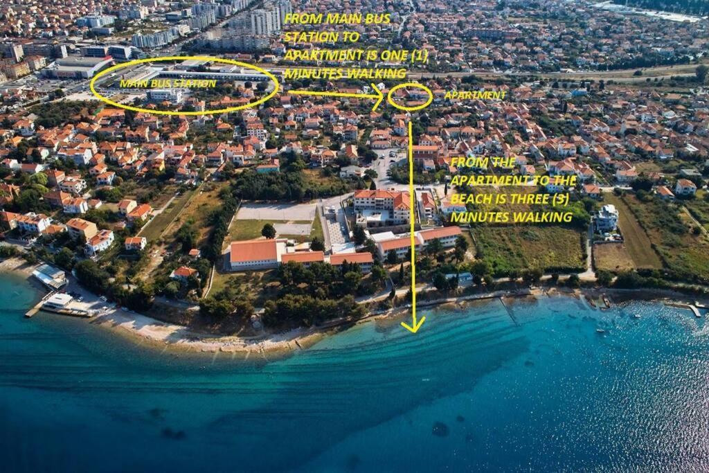 Candy Ap.-Near Center,Bus,Beach+Free Parking Place Zadar Buitenkant foto