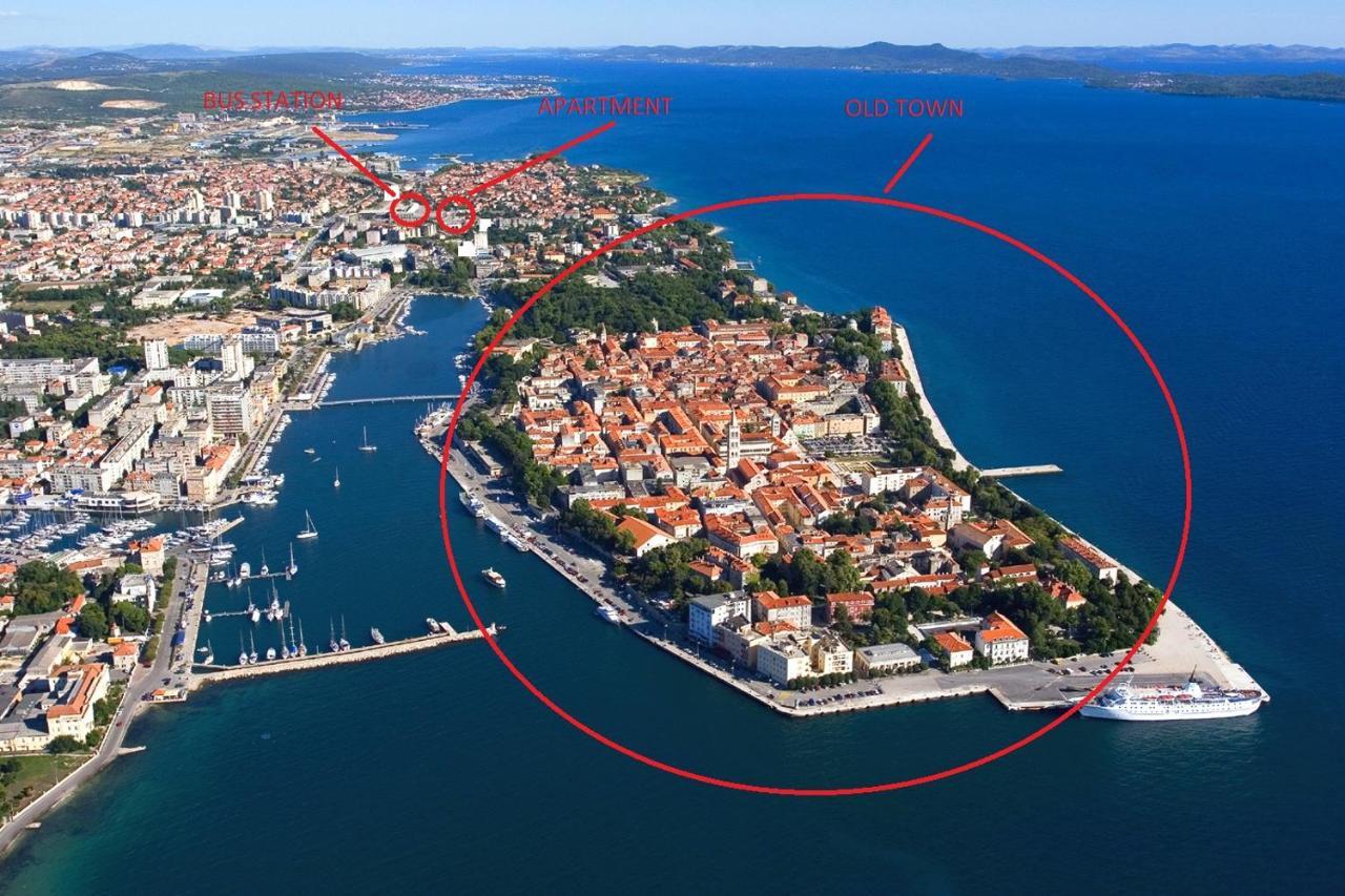 Candy Ap.-Near Center,Bus,Beach+Free Parking Place Zadar Buitenkant foto